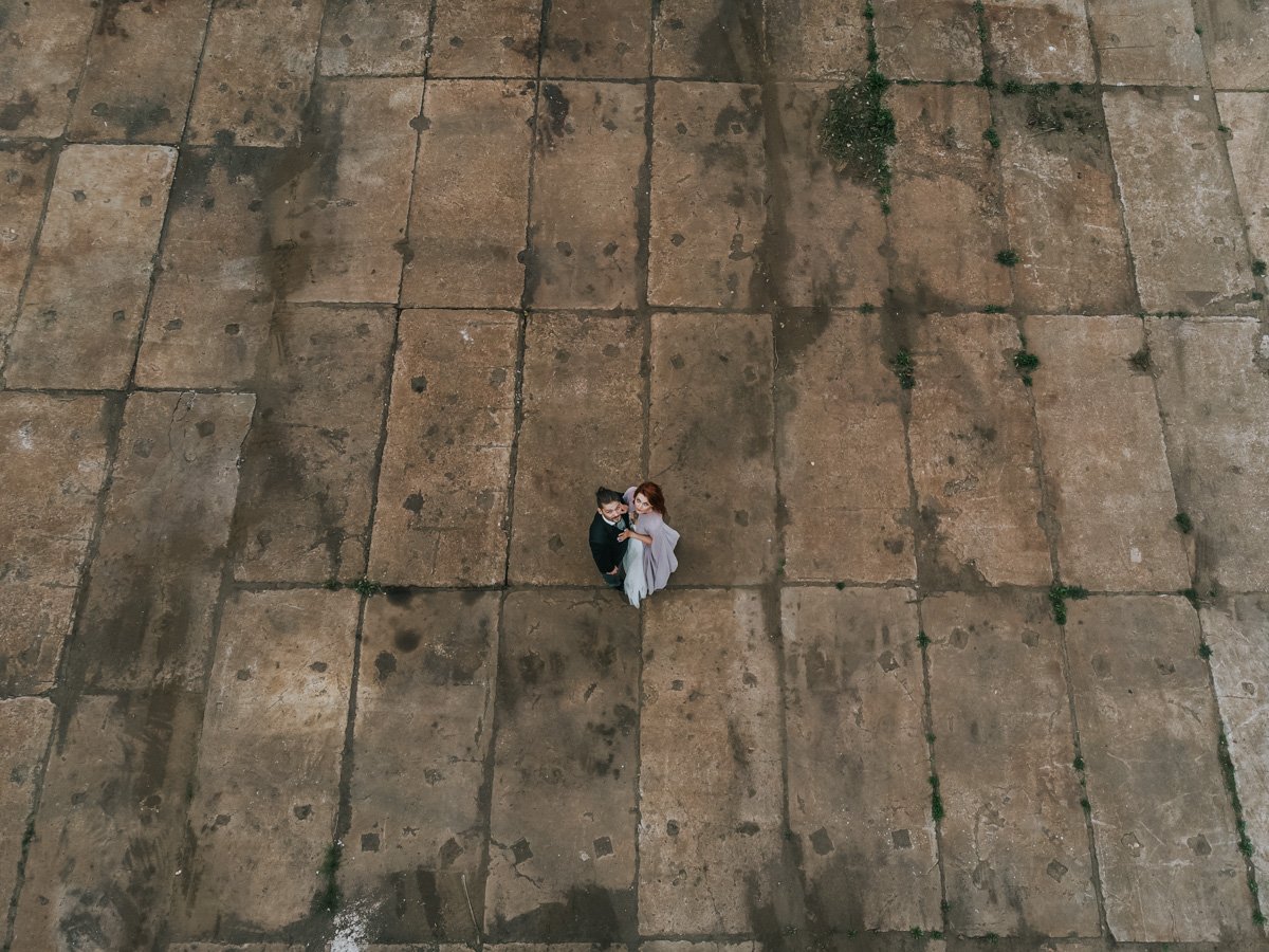 zdjęcia ślubne z drona